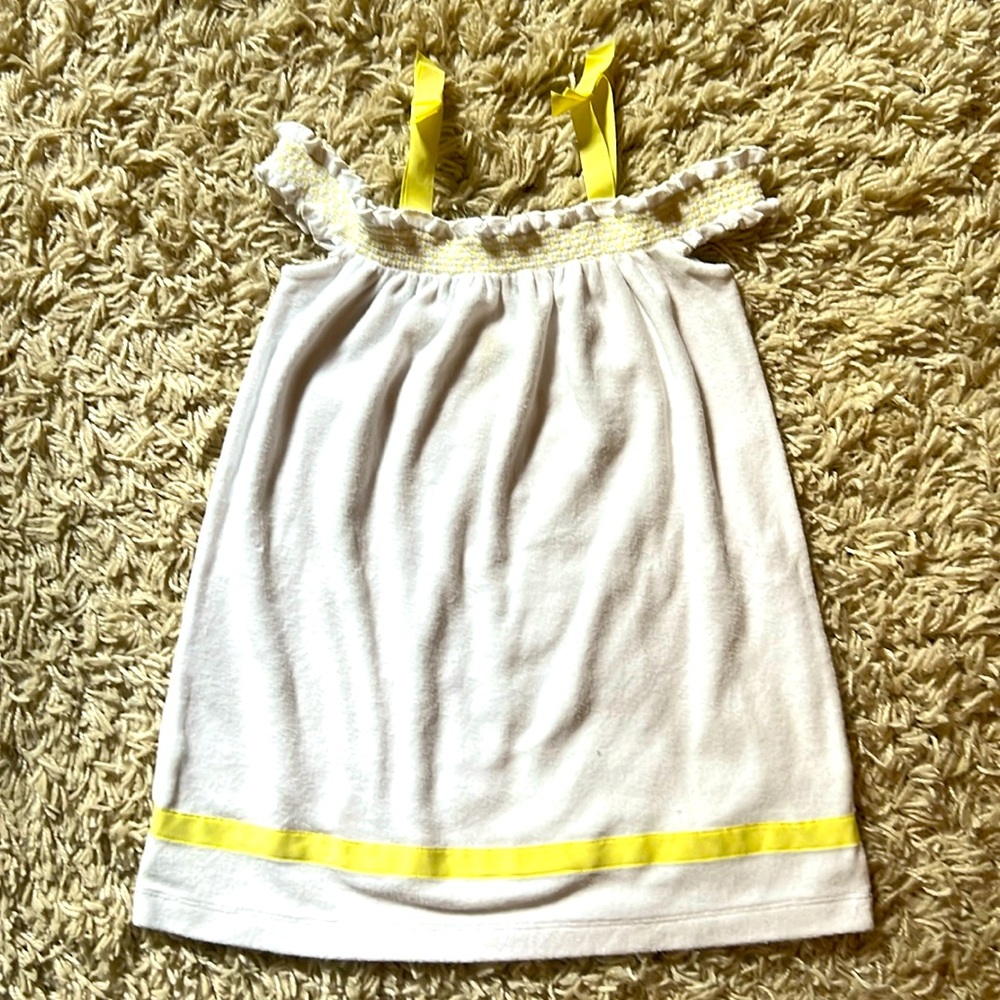 Janie and Jack size 5 girls cover up terry cloth